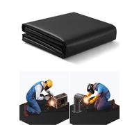 Heavy Duty Welding Blanket, Silicone Coated Fiberglass Fire Blanket, Fireproof Mat for in Home and Outdoor Use for Professional and Heavy-Duty Welding, Cutting, and Other Uses (180x240cm - 1Pack)