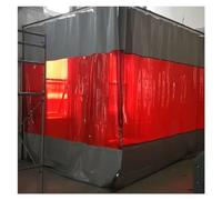 Heavy Duty Welding Curtain, Flame-Resistant Fireproof Silicone Coated Shield for Industrial Use