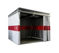 Heavy Duty Welding Curtain Screen, Fireproof Heat Resistant Fiberglass Blanket for Welding Booth and Industrial Workstation Safety Partition, 1.6x1.8m