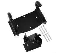 Heavy Duty Wheelbarrow Storage Hook | Folding Wheelbarrow Hanger | Garden Tool Organizer | Spring-Loaded Lifter Latch Steel Bracket | For Garage Shed