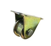 Heavy Duty Wheels U Shaped Steel Channel Wheel 60MM V Shaped Iron Pulley for Sliding Doors Durable and Colorful Design for Enhanced Performance