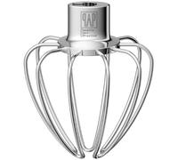 Heavy Duty Whisk Attachment for KitchenAid Artisan Mini 3.5 Quart Tilt-Head Stand Mixers- Extra Thick Stainless Steel Wire Whip for Fast Whipping, Perfect for Large Batches, Dishwasher Safe