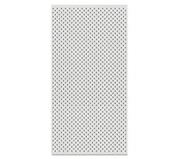 Heavy-Duty White Balcony Pegboard Panel with 5 Hooks for Plant Storage, Stainless Steel Organizer for Kitchen and Room Accessories (80x150CM)