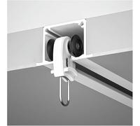 Heavy Duty White Recessed Curtain Track Ceiling Mount Adjustable Room Divider Curtain Rod System 10 30 Ft for Living Room & Bedroom Smooth Glide Railing