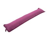 Heavy Duty Wind Stopper Energy Saver Draught Excluder with Handle - Waterproof Fabric for Door & Window Bottom - Weatherproof Door Seal (Burgundy (Plum), One Size)
