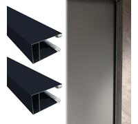 Heavy Duty Window Light Block Strips, Blackout Shade Side Rails, U Channel Blocker for Effective Light Control in Windows
