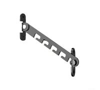 Heavy Duty Window Sash Stopper 30x30x2cm Carbon Steel Child Safety Latch for Casement Black/White(2 Black)