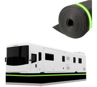 Heavy Duty Windproof Waterproof UV Resistant with Reflective Strips, RV Skirting for Travel Trailers 5th Wheels(20m/65ft)