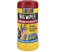 Heavy Duty Wipes Cleaning Big Wipes Tub of 100 Professional Super Absorbent