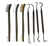 Heavy Duty Wire Brush Kit for Tough Cleaning Tasks 7PCS Set with Hook Attachment