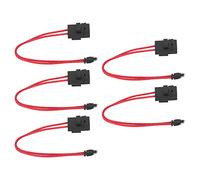 Heavy Duty Wire Extension, Mini Tip Direct Replacement 5Pcs Regular Car Holder Connector Compact for Automotive Circuit(ACD Flat Angle 10.9mm)