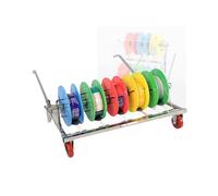 Heavy-Duty Wire Spool Rack with 5 Rods for Industrial Electrical Projects and Workshop Storage