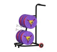 Heavy-Duty Wire Spool Rack with Wheels - Portable Cable Dispenser with Independent Bearings for Industrial & Retail Use Ideal for Efficient Wire Management