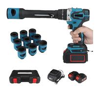 Heavy-Duty Wire Stripper, Cordless Cable Stripping Tool with 2x18V/4.0Ah Power & 2-Speed Adjustment, Suitable for Electricians, 400mm2 Capacity