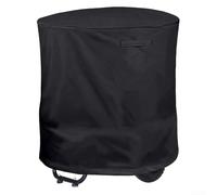 Heavy-Duty Wood Chipper Cover - 210D Oxford Fabric All-Weather Protector (85x110cm) - Fits Bladeless Electric Leaf Mulchers Up To 33"x45" - UV/Waterproof(black)
