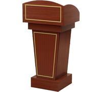 Heavy-Duty Wooden Church Podium with Ample Storage & Drawer - Perfect for Churches Conferences Weddings & Speeches - Premium Quality Pulpit Stand