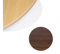 Heavy Duty Wooden Lazy Susan Turntable Serving Tray 50cm Round Rotating Storage for Restaurants Smooth Spin Durable Brown Finish Perfect for Home & Kitchen Use