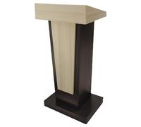 Heavy Duty Wooden Lectern - Adjustable Floor Standing Podium for Conference Classroom Auditorium & Debate - Professional Speaker Stand for Lectures & Presentations