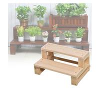 Heavy Duty Wooden Platform Step Stool for Enhanced Mobility and Accessibility