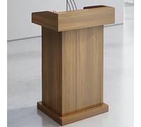 Heavy Duty Wooden Podium Stand for Speaking, Conference, and Debate, Ideal for Church, Office, School, and Auditorium Events