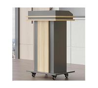 Heavy-Duty Wooden Podium Stand - Versatile 30x40x100 cm Presentation Desk for Teaching, Public Speaking, Events & Reception - Elegant, Durable Design for Professional Use