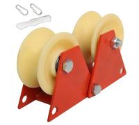 Heavy Duty Work Rope Corner Pulley - Foldable Ascending Manual Pully Wheel for Safe Outdoor Activities, Home Improvement, Construction Sites, and Retractable Cord Use
