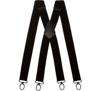 Heavy Duty X-Shape Multi-Purpose Wide Braces/Suspenders with Carabiner Clips -