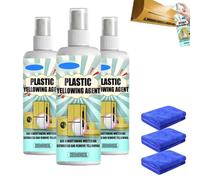 Heavy Duty Yellow Stain Remover, Plastic Yellowing Remover, Restore Whiteness To Air Conditioners, Toilet Seats And Household Appliances (3pcs)