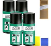 Heavy Duty Yellow Stain Remover, Powerful Plastic Yellowing Restorer for Air Conditioner Toilet Seat Home Appliances, All Purpose Cleaner for Plastic Surfaces, Restores Whiteness Shine (4Pcs)