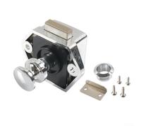 Heavy Duty Zinc Alloy Drawer Lock Handle Button Lock Keyless Cabinet Lock for RV Car Boat Ship with Long Lasting Rust Resistance