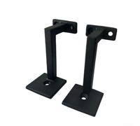 Heavy Duty Zinc Alloy Stair Handrail Bracket U Shaped Design For Secure Railing Connection Easy Single Person Installation Nickel Brushed Color(A)