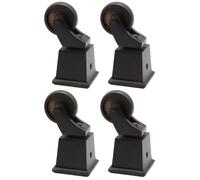 Heavy Duty Zinc Alloy Stem Casters 4 Pack - 360° Swivel Wheels for Furniture Cabinets Trolleys & Trunks - Universal Stem Design for Smooth Mobility