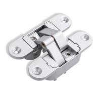 Heavy Duty Zincs Alloy Invisible Muted Door Hinges Adjustable Butt Hinge 180 Degree Swing Concealed Hinge Enduring Adjustable Concealed Hinges
