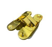 Heavy Duty Zincs Alloy Invisible Muted Door Hinges Adjustable Butt Hinge 180 Degree Swing Concealed Hinge Enduring Adjustable Concealed Hinges