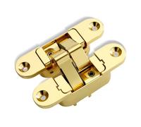 Heavy Duty Zincs Alloy Invisible Muted Door Hinges Adjustable Butt Hinge 180 Degree Swing Concealed Hinge Enduring Door Accessories