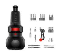 Heavy Dutys Cordlessly Screwdriver Featuring LED Light 8N.m Manual Torques Auto Drive Function 3Speed Control Rechargeable Electric Screwdriver Manual Automatic