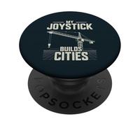 Heavy Equipment Builder Crane Operator PopSockets Adhesive PopGrip