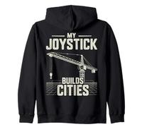 Heavy Equipment Builder Crane Operator Zip Hoodie