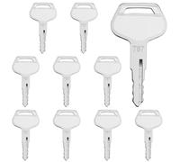 Heavy Equipment Ignition Key, 10 Pack 787 Ignition Keys Compatible with Komatsu, Replacement of OEM Part TR261434 Suitable for Excavators, Loaders, Dozers and Backhoes