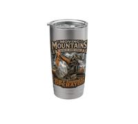 Heavy Equipment Operator Moving Mountains Since Day One Stainless Steel Insulated Tumbler