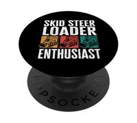 Heavy Equipment Operator Skid Steer Loader Enthusiast PopSockets Adhesive PopGrip