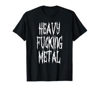 Heavy Fucking Metal - Head Banger Death Rockstar Dark Gothic T-Shirt