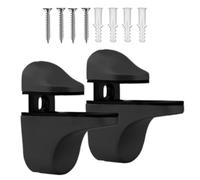 Heavy Glass Shelf Brackets | 2 Pieces Adjustable Glass Shelf Brackets | Adjustable for Bathroom Living Room Home Kitchen Dressing Bedroom Wall