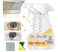 Heavy Grease Cleaner With Mild Formula Quick Decomposition, Elbow Grease Spray, Oven Cleaner Heavy Duty, Multifunctional Degreaser for De-Greasing Surfaces And Kitchen Appliances (2pcs)