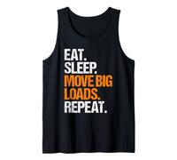 Heavy Haul Driver Eat Sleep Routine Tank Top