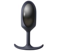 Heavy Hitter Weighted Anal Plug - XL Black