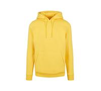 Build your Brand Men's Heavy Hoody, Taxi Yellow., L