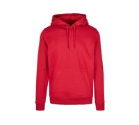 Build Your Brand Heavy Hoodie Red 2XL Men