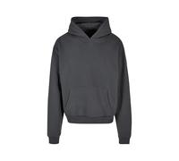 Build Your Brand Ultra Heavy Cotton Box Hoodie Grey M Men