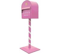 Heavy Iron Retro Mailbox with Lock, Floor-standing Drop Box for Secure Home Outdoor Mail Collection